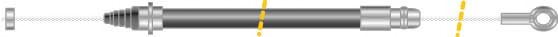 MGA CF5144 Cable, parking brake